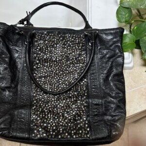 FRYE Deborah Studded Tote - RARE!
